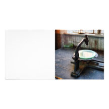 Old-Fashioned Microscope Photo Greeting Card