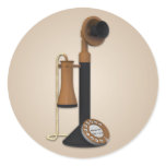 Old Fashioned Phone Sticker