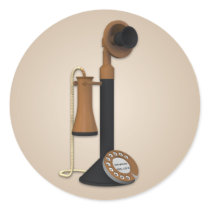 Old Fashioned Phone Sticker