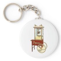 Old Fashioned Popcorn Machine Keychains
