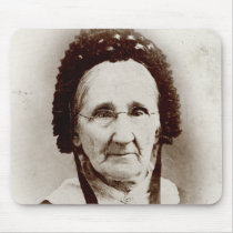 Old Fashioned Portrait Grandmother Mouse Pads