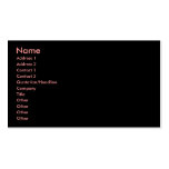 Old Fashioned Red Rose Business Card