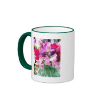 Old Fashioned Sweetpeas in a Jar Mugs