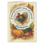Old Fashioned Thanksgiving Greeting Cards