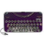 old fashioned typewriter notebook speakers