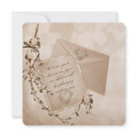 Old-Fashioned Wedding Invitation