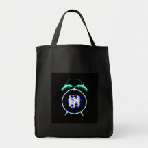 Old Fashioned X-Ray Clock Original Negative Canvas Bag