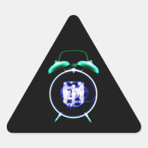 Old Fashioned X-Ray Vision Alarm Clock - Original Triangle Sticker