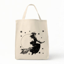 Old Fashoned Witch Tote Bag