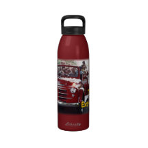Old Fire Truck Thirst Extinguisher Sport  Bottle Drinking Bottles