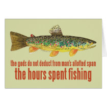 Old Fishing Saying Greeting Cards