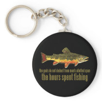 Old Fishing Saying Key Chains