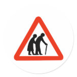old folks stickers