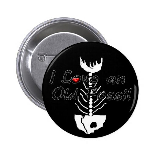 Old Fossil Button