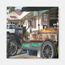 old fruit truck, magnet