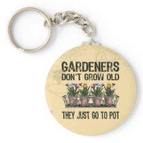 Old Gardeners Keychain