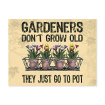 Old Gardeners Postcard