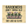 Old Gardeners Postcard