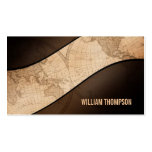 Old Globe Map Business Cards