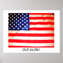 OLD GLORY, AMERICAN FLAG poster