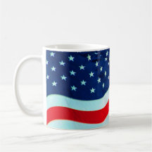Old Glory In The Breeze Mugs