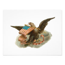 Old Glory's Eagle Personalized Announcement