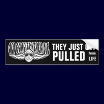 Old Goalies Never Die bumper stickers