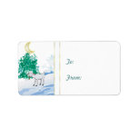 Old Goat  Christmas Gift Tag Sticker labels