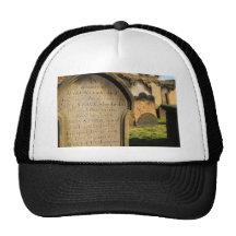 Old Gravestones Cemetery Mesh Hat