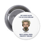 Old Grump Wife Says Pinback Buttons