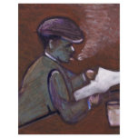 Old guy reading custom letterhead