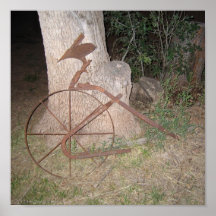 OLD HAND PLOW POSTER