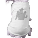 Old Haunted House. Grey. Halloween. Custom pet clothing