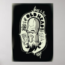 Old Head Black Label Posters