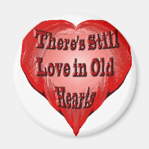 Old Heart Fridge Magnets