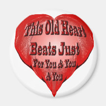 Old Heart Magnets