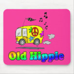 Old Hippie Bus mousepads