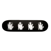 Old House, in White. Skateboard