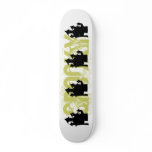Old House Silhouette. Towers. Halloween. Custom skateboards