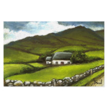 Old Irish cottage Customized Stationery