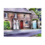 Old Irish Petrol Station Postcard