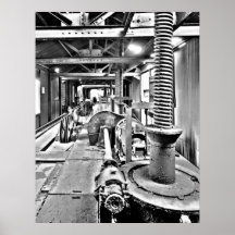 Old Jersey City:  Bridge Lifting Machinery Poster