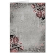 Old Key and Roses Cards