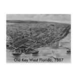 Old Key West Florida Post Card, 1887