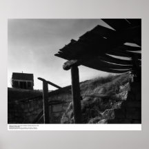 Old Kilns, with Shack in Background, 1963 Poster