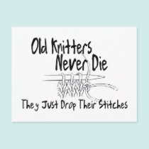 Old Knitters postcards