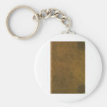 old leather book cover key chain
