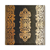 Old Leather Book Cover Refrigerator Magnets