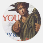 Old "Liberty Bond"  U.S. War Poster c. 1917 Sticker
