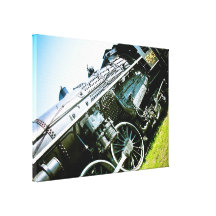 Old locomotive 01 Stretched Canvas Print
